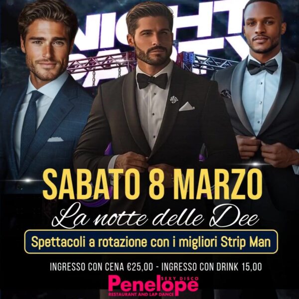 8 Marzo 2025 al Disco Penelope