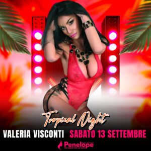 Valeria Visconti al Disco Penelope di Pontedera.