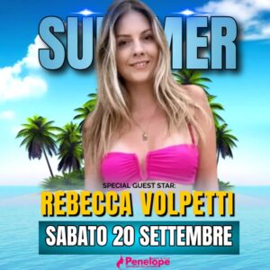 Rebecca Volpetti Sabato 20 Settembre