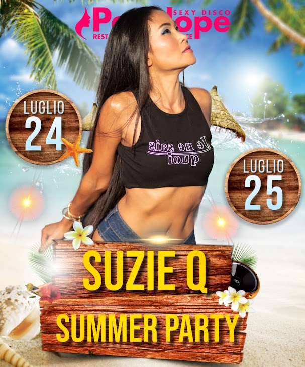 Suzie Q al Disco Penelope: il Summer Party che aspettavi tutta l’estate 🔥 – Venerdì 24 e Sabato 25 Luglio 2026