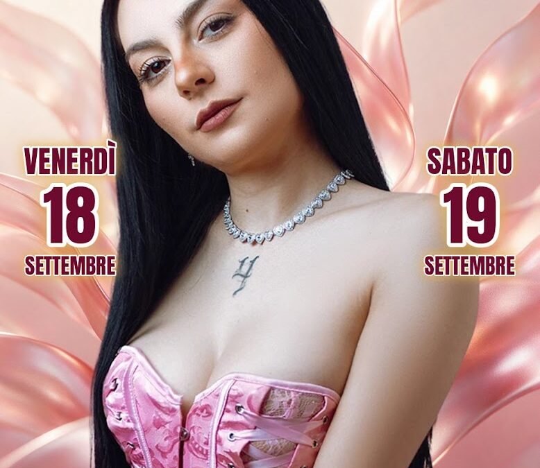 Naomi Rey - Penelope Sexy Disco Venerdì 18 e Sabato 19 Settembre 2026