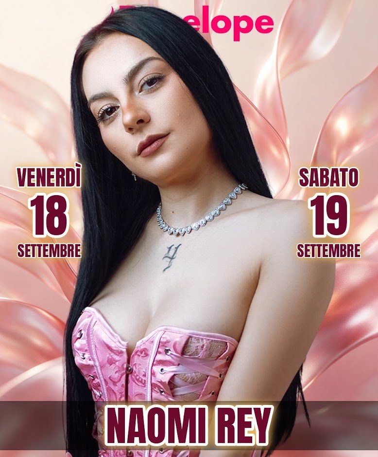 Naomi Rey – Venerdì 18 e Sabato 19 Settembre 2026