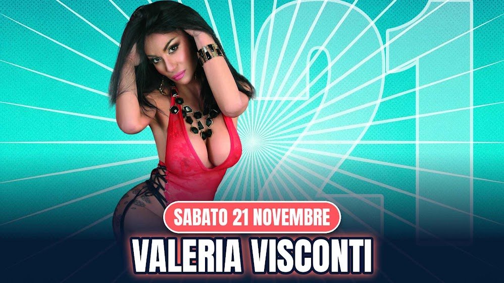 Valeria Visconti – 21/11/2026 al Disco Penelope, cena spettacolo e musica a Pontedera